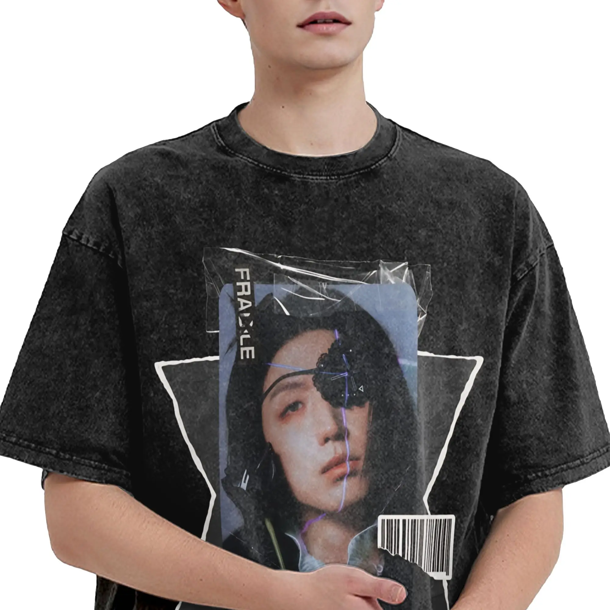 Jun Han Xdinary Heroes Washed T Shirts Streetwear Hip Hop Novelty T-Shirt  Tees for Men Women Short Sleeve Harajuku
