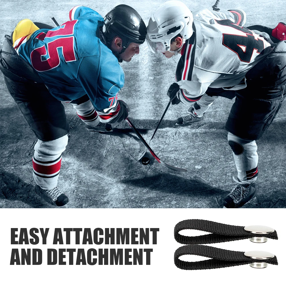 

3 Pairs Hockey Accessories Removable Chin Strap for Sports Polyester Easy Install Replacement Single