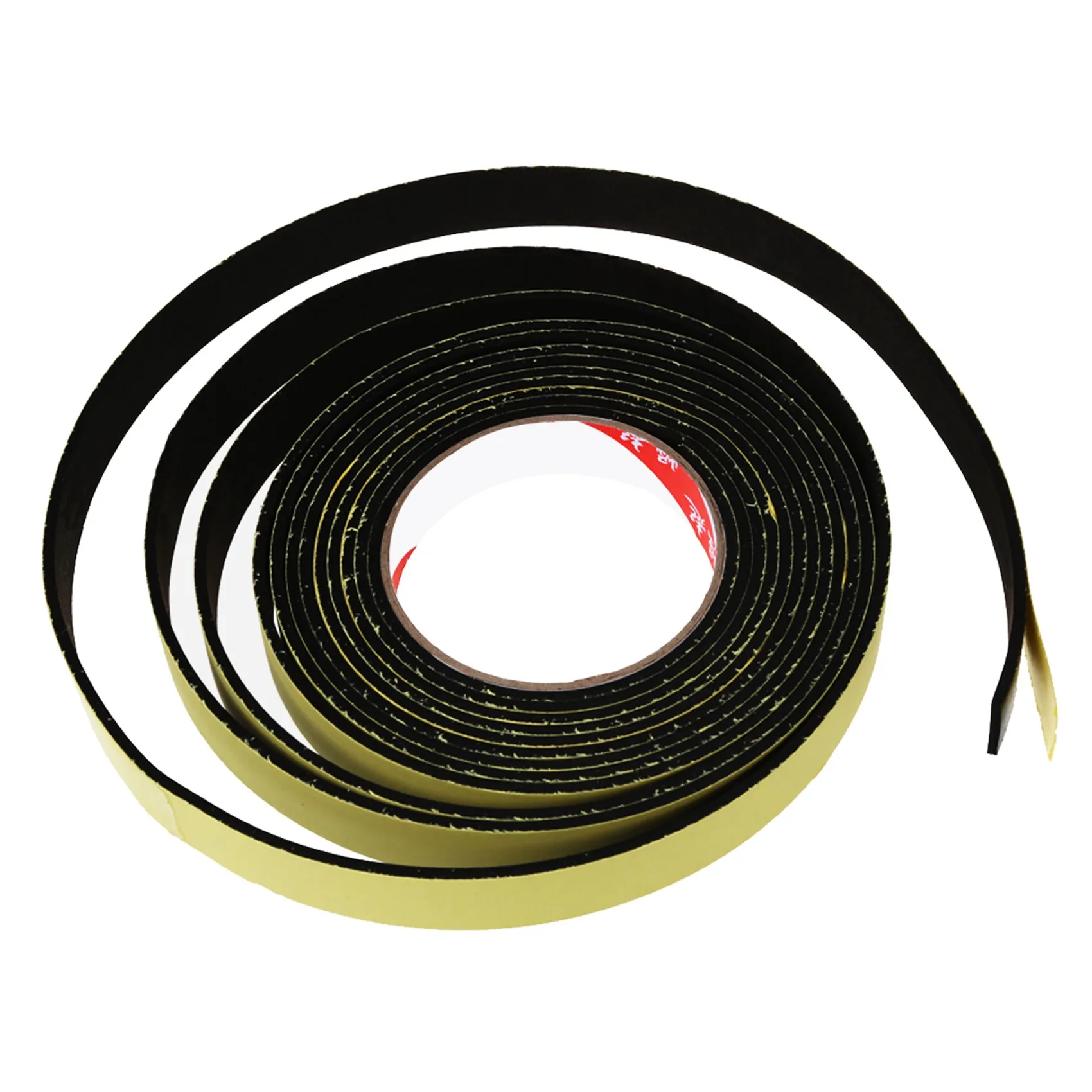 DT17 3X 5m Black Single Sided Self Adhesive Foam Tape, 20mm Wide x 3mm Thick Closed Cell for Sealing Cushioning