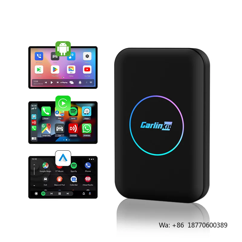 

New Carlinkit 2G+32GB Smart Ai Box Carplay Dongle Android 10 Auto Stereo Car Gadgets Wireless Carplay for youtube netflix