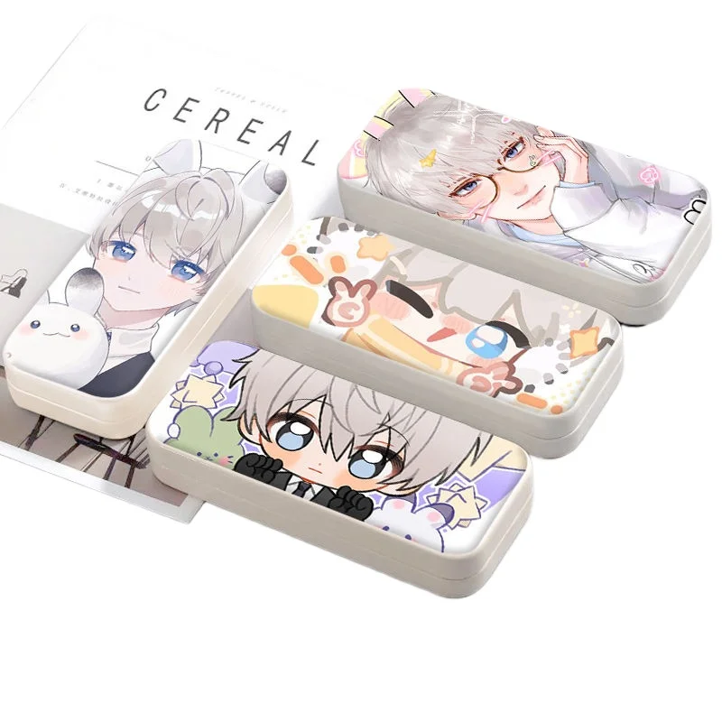 

Love and Deespace Xavier милая кавайная мультяшная коробка для очков, креативная простая коробка для хранения персонажей аниме, периферийные устройства большой емкости
