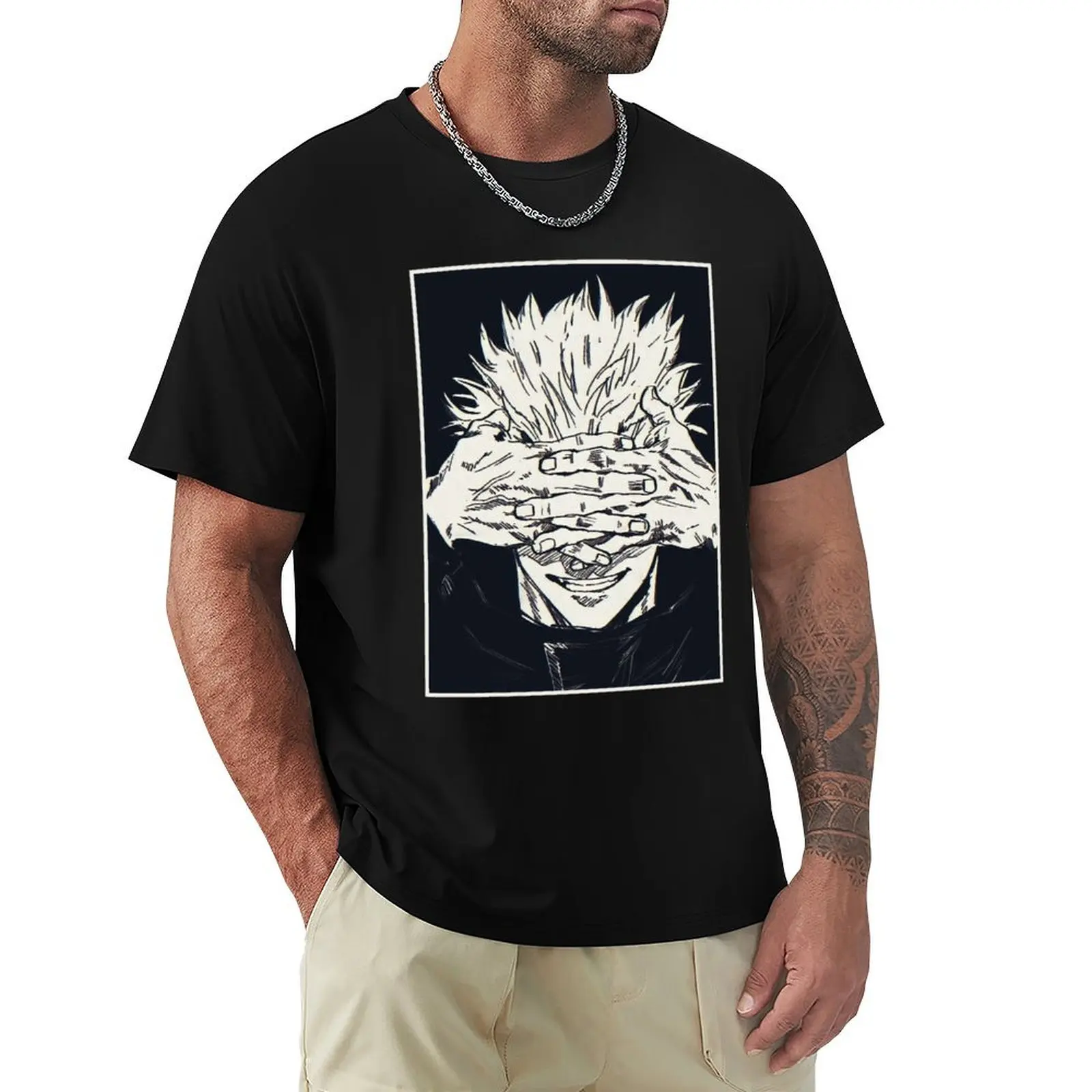

Gojoo-Satorru T-Shirt Light Athletic Short Sleeve Tee Shirt