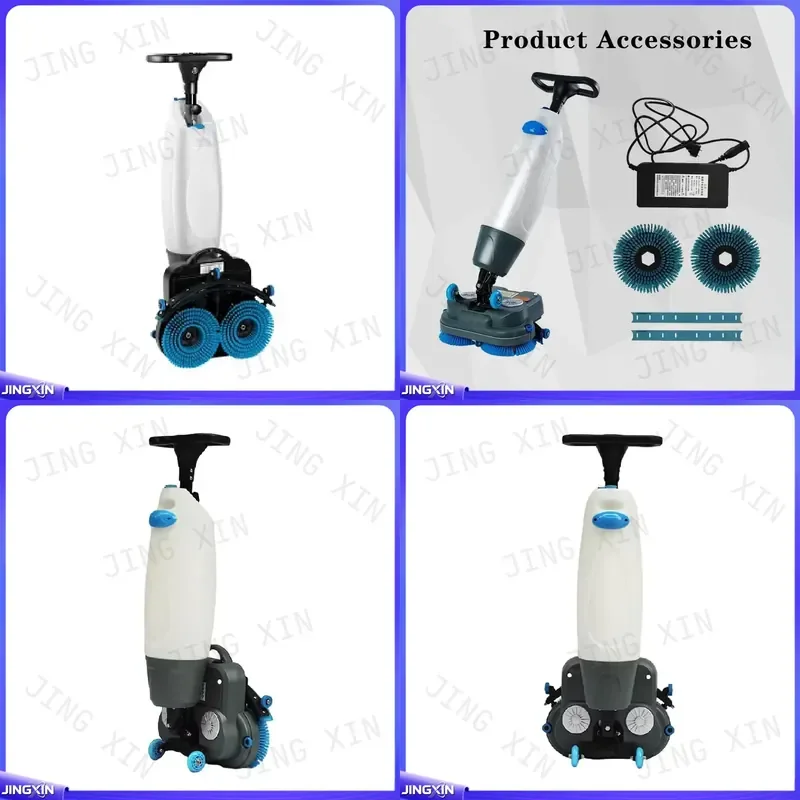 custom for Folding Washing Machine Hand Push Hard Floor Scrubber Portable Manual Carpet Cleaner Mop Brush Household Cleaning