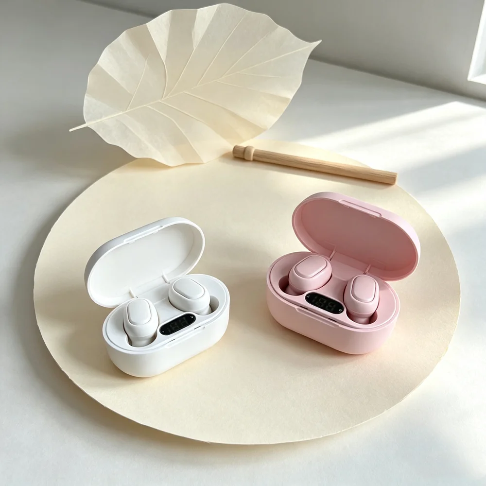 TWS Wireless Earbuds Wireless Bluetooth Headphones Compact Bluetooth Earphones Offer Excellent Isolation for Subway Commutes