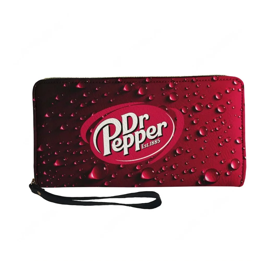 D-DR Custom Wallet Purse Sprunki P-Pepper Mens Womens Zipper Long Wallets Double Print  Portable Wallet Gift Bag