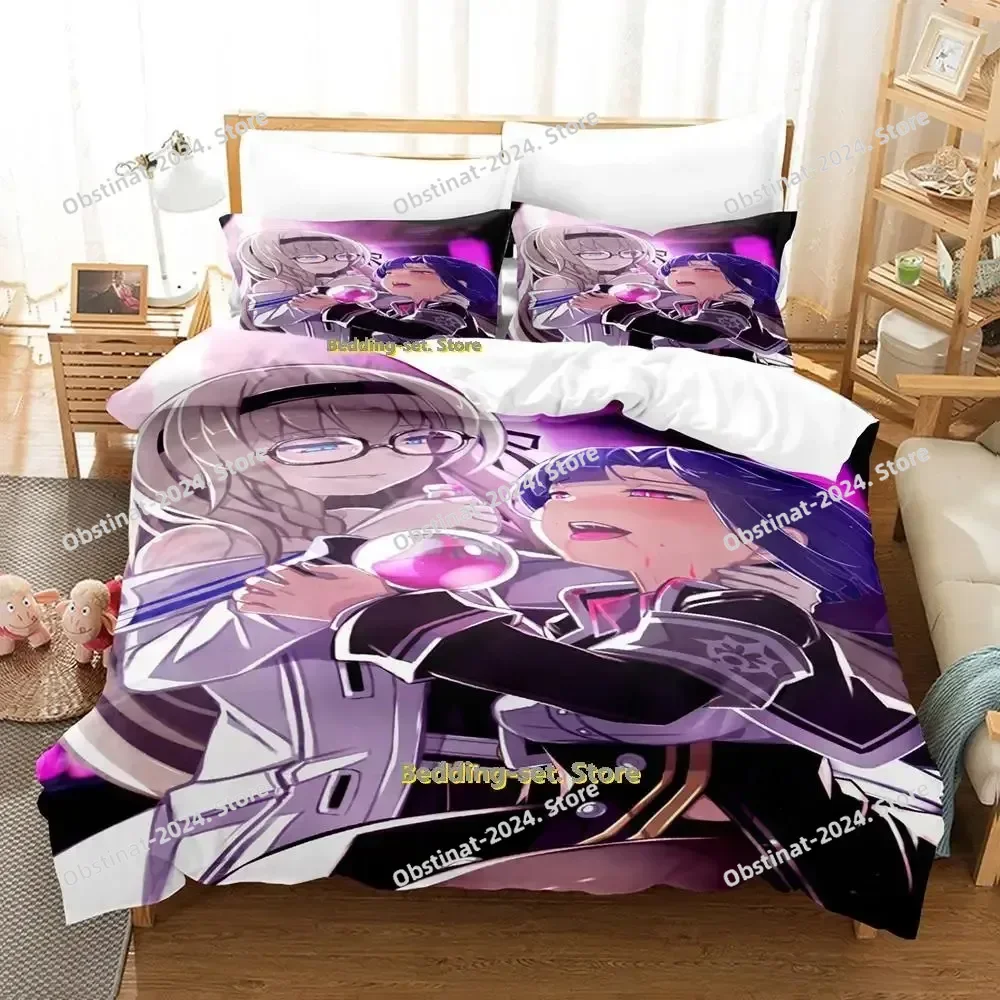 Mary Skelter Finale Bedding Set Single Twin Full Queen King Size Bed Set Adult Kid Bedroom Duvet cover Sets Game Bed Sheet Set