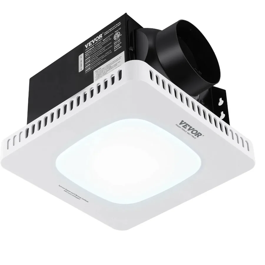 

Bathroom Exhaust Fan 110 CFM HighEfficiency Ventilation 1.5sones Low Noise Operation AllCopper Motor EnergySaving Bathroom Cei