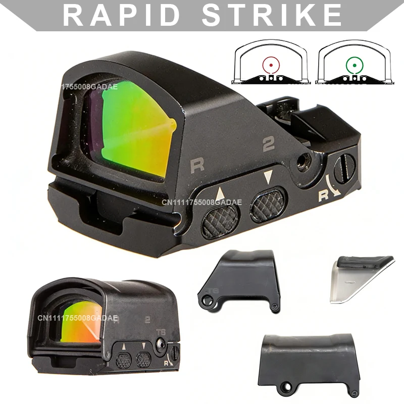 R2 Reflex Pistol Red Dot Sight 1X30MM FULL KIT DPP Footprint Mini Optic Scope Fully Enclosed Hunting Handgun Airsoft Rifle Gear
