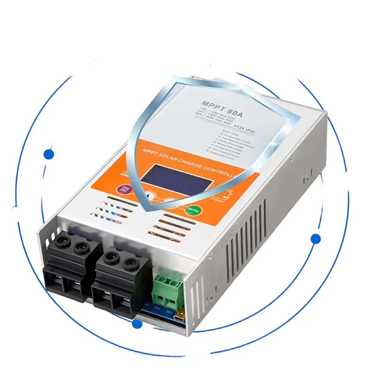 M05K 100A with WiFi 12V 24V 48V MPPT Solar Charge Controller V124 for Lead-Acid Battery or Lithium Battery