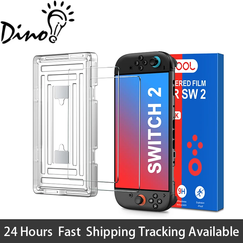 

Защитное закаленное стекло DinoFire SP100 9H для переключателя2 с инструментом для наклеивания пленки для аксессуаров SW2