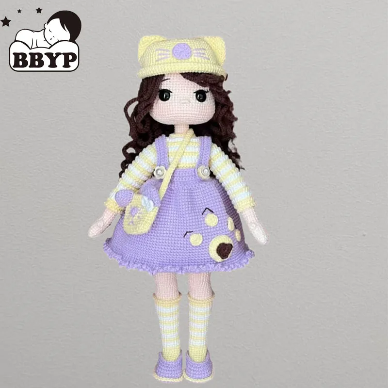 

Handmade Knitting Doll Crochet Mia DollCrochet Dolls For Home Accessories Pattern Craft Toy Ornaments