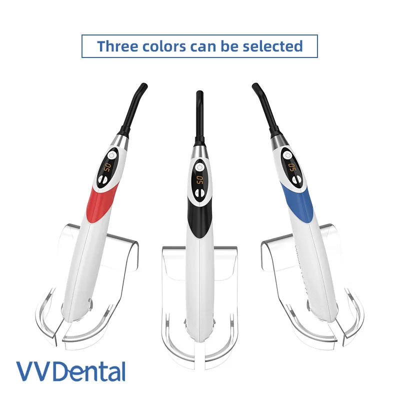 

VV Dental Five Generation LED Light Curing Machine 5s Resin Curing Removable Lamp Holder 3 Color Dental Light weight Curing Lv-5