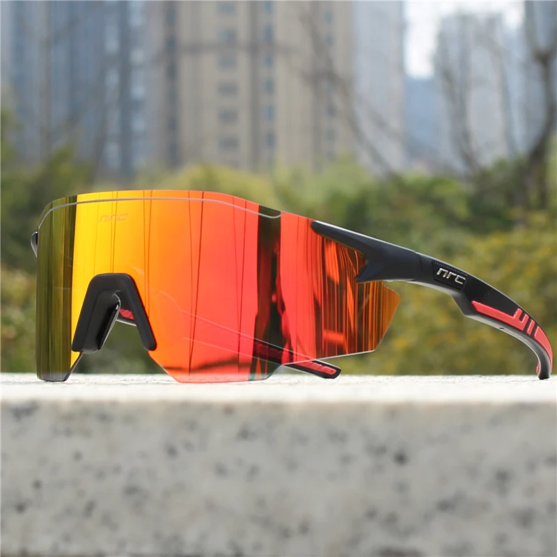 NRC Men Cycling Sunglasses UV400 TR90 Sports Bicycle Glasses MTB Mountain Bike Fishing Hiking Riding Eyewear for Women sport