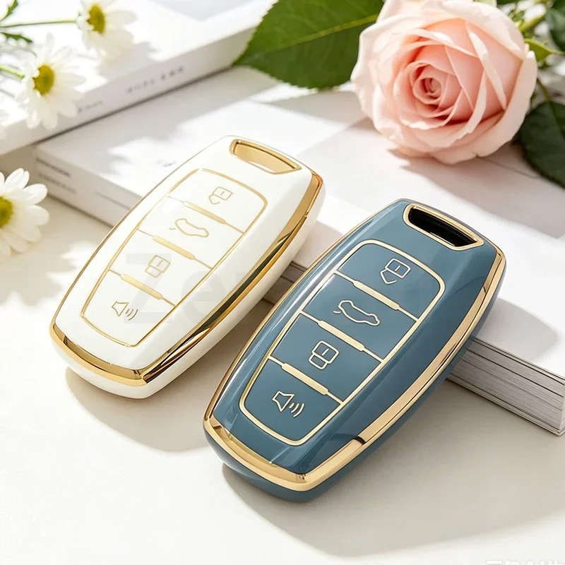 TPU Car Key Case Cover Auto Shell Fob Holder Accessories For Great Wall Haval Hover H9 F5 F7 H2S H1 H4 H6 H7 GMW Coupe