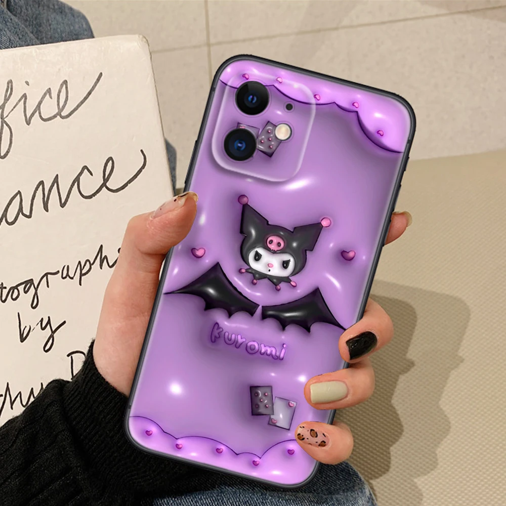 Z87 3D เคสนิ่ม Kuromi สำหรับ Xiaomi redmi 7A 8 8A 9 9A 9C NFC 10A 9T 10X Note 8T 10 PRO MAX 11 11 11S