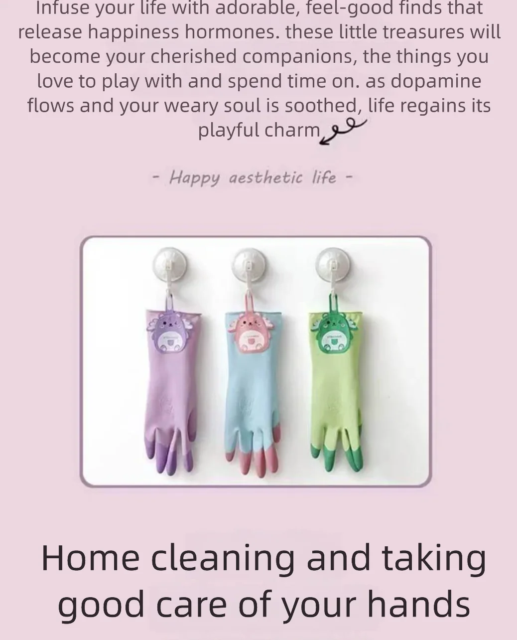 Household cleaning latex rubber durable dishwashing gloves