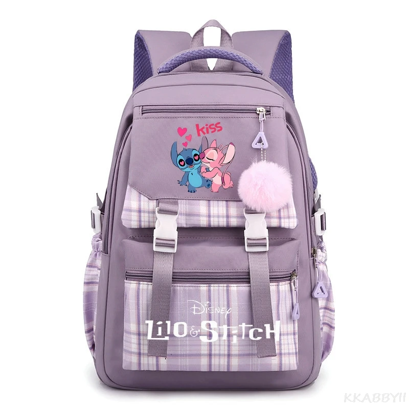 Fashion Lilo And Stitch Backpack Travel Capacity Bookbag for Women & Men Boys Girls School College Laptop Students Mochilas