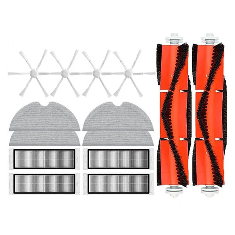 ABLE-مكنسة كهربائية تصفية ممسحة القماش الجانب الرئيسي فرشاة إكسسوارات قطع غيار عدة لشاومي Mi روبوت مكنسة كهربائية ممسحة 2 STYTJ03ZHM