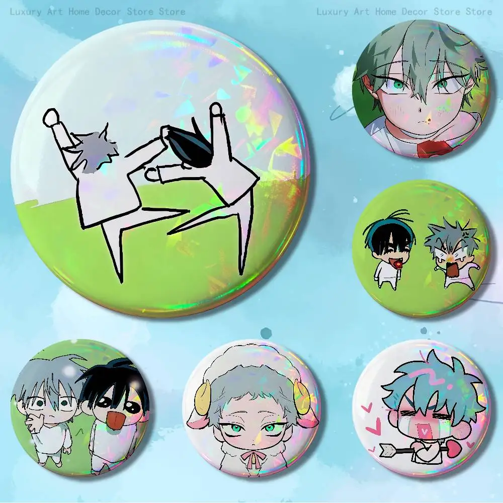 

T-Till A-Alien S-Stage 32mm 58mm 75mm 44mm 25mm Anime Badges Brooches DIY Pins Decorations Birthday Gifts