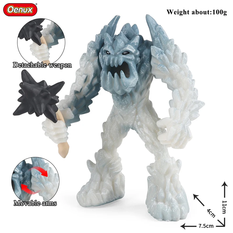 Oenux Original Savage Dinosaurier Mythos Drache Tiere Modell Feuer Bull Octopus Monster Krabbe Actionfiguren Kinder Sammlung Spielzeug Geschenk