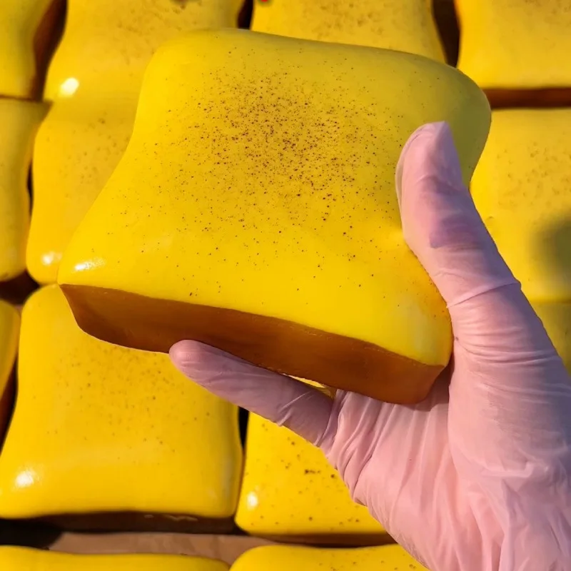 اسفنجي مقلد خبز التوست ضغط لعبة بطيئة ارتفاع الإجهاد الإغاثة الحسية تململ للقلق ADHD التوحد هدايا للأطفال البالغين #1