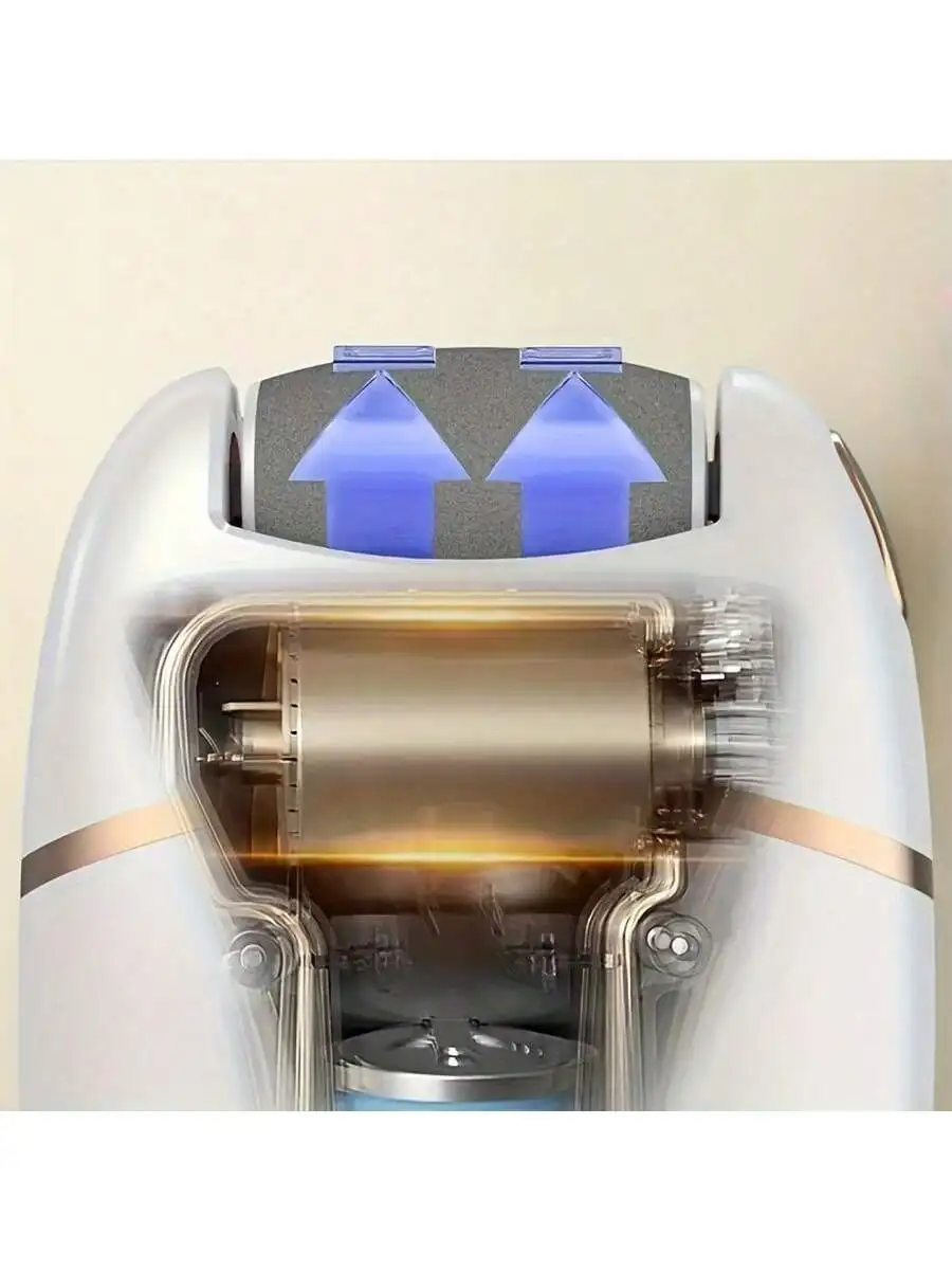 1 PC elektrischer Fußschleifer, wiederaufladbarer Fußschleifer zum Polieren von dickem Leder und 2 Schleifköpfe mit unterschiedlicher Dicke jiao