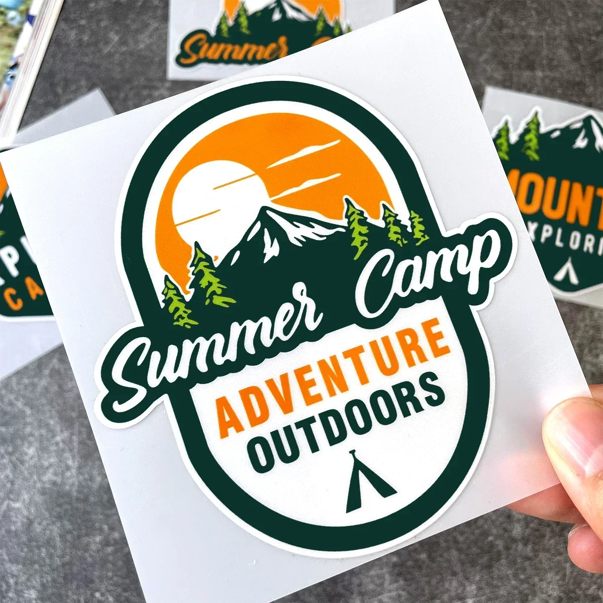 

Car Stickers Camping Travel Trailer Die-Cut Vinyl Decal Waterproof Auto Decors on Auto Body Bumper Rear Window Laptop Decoration