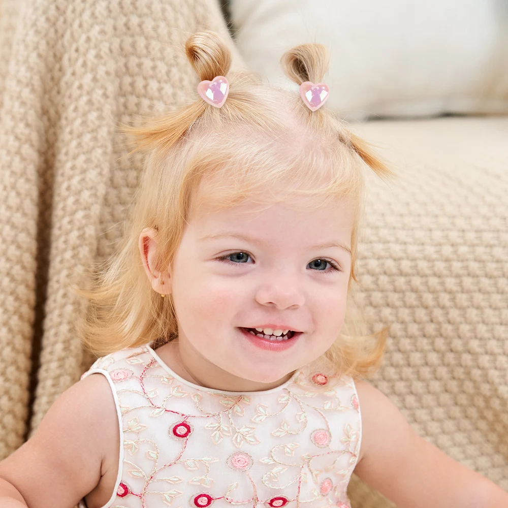 10 قطعة/المجموعة الكرتون الطفل العصابات الشعر لطيف ستار القلب كرة مستديرة العلاقات الشعر الأربطة المطاطية المرنة الفتيات الاطفال أغطية الرأس الجديدة اكسسوارات #6