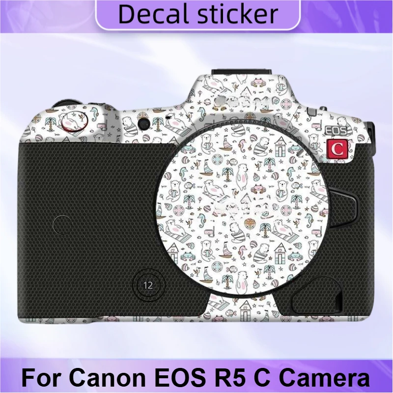 

Защитная виниловая пленка-наклейка для камеры Canon R5C / EOS R5 C, антицарапийное покрытие для корпуса камеры