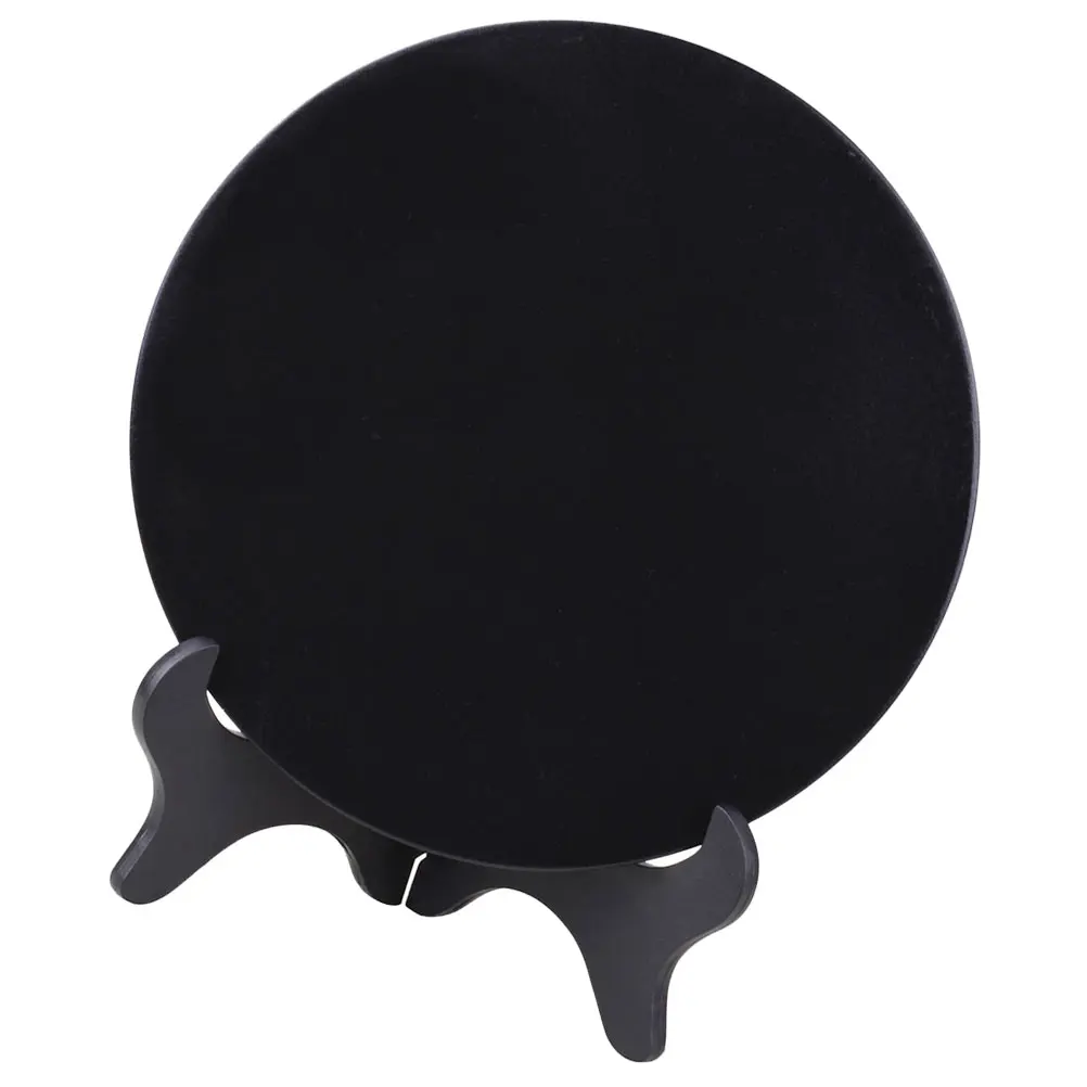 

Obsidian Disk 6cm Divination Mirror Meditation Mirror Meditation Home Office Decor Scrying Table Centerpiece Triangle St
