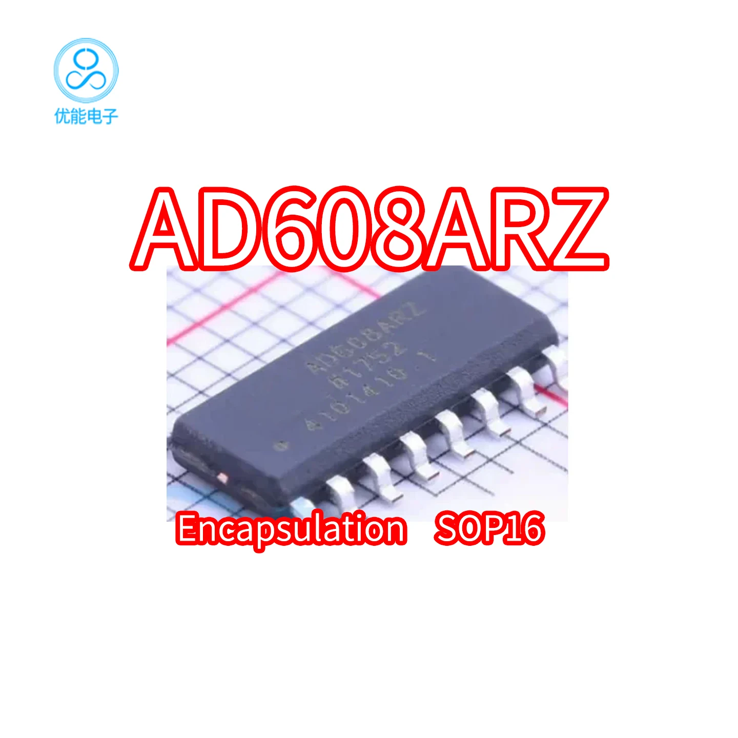 AD608ARZ AD608AR AD608A AD608 SMT SOP16 RF mixer chip