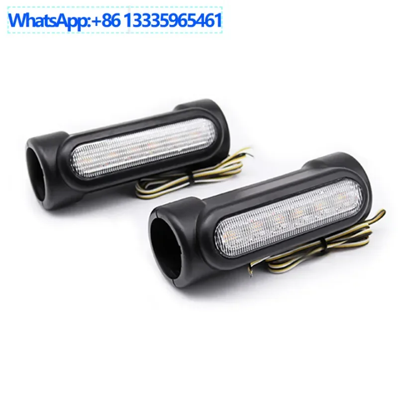 

4PCS motorcycle cruise prince modified LED bar guard light 1.3 inch bumper universal turn signal daytime warning light