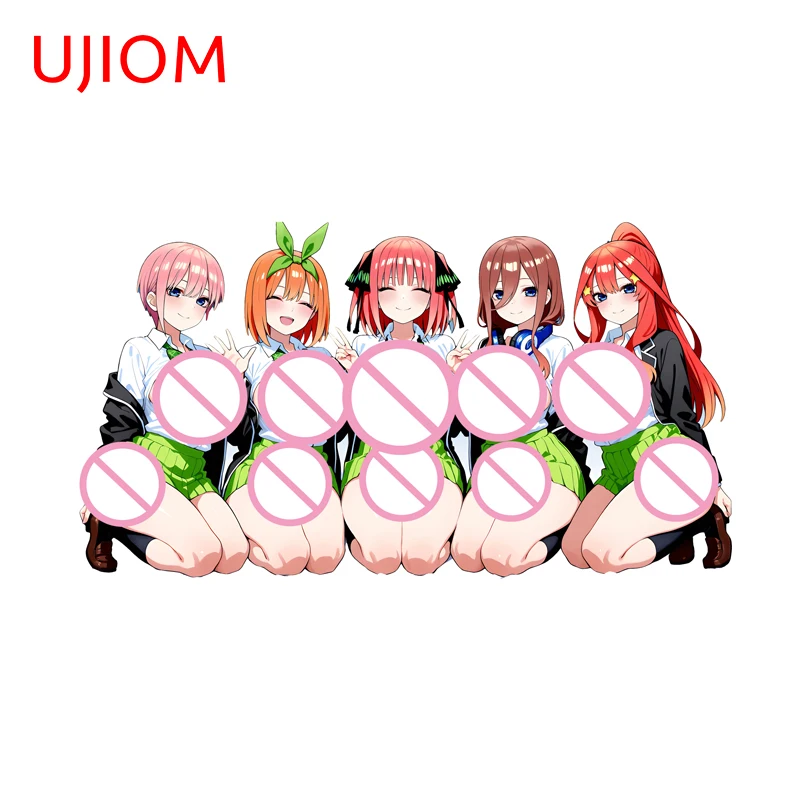 UJIOM Pretty Quintuplets Nakano Miku Wall Sticker Exquisite Attractive Anime Vinyl Material Decal Waterproof Living Room Wall