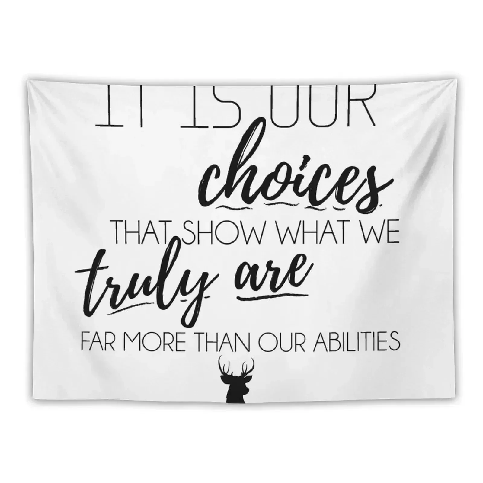 

it is our choices that show what we truly are Tapestry Wallpaper Bedroom Nordic Home Decor Home Decor Aesthetic Tapestry