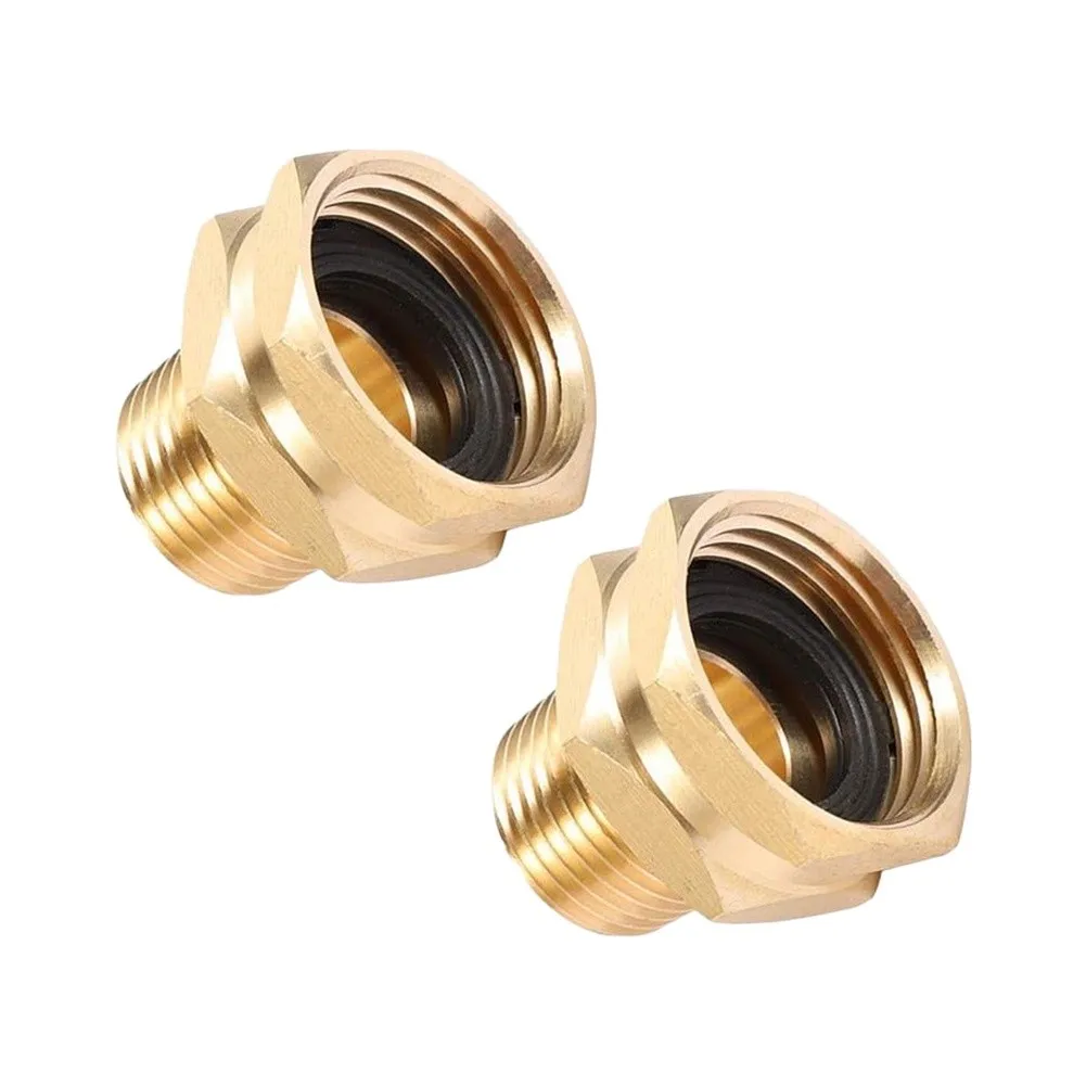 Brass Garden Hose Connector Garden Water Connector Female To Male Fitting Brass Hose Connector Robust Brass Material