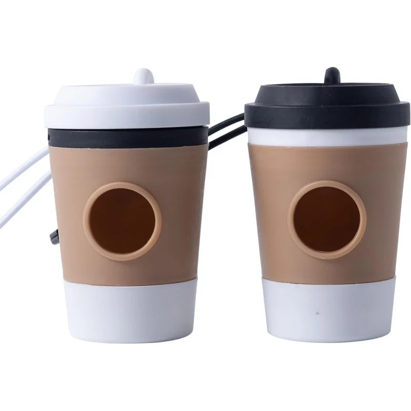 

【2 PCS Dog Waste Bag Dispenser】Leash Attachment for Pet Cleanup,Portable Poop Bag Holder for Outdoor Use - Outdoor Dog Walking