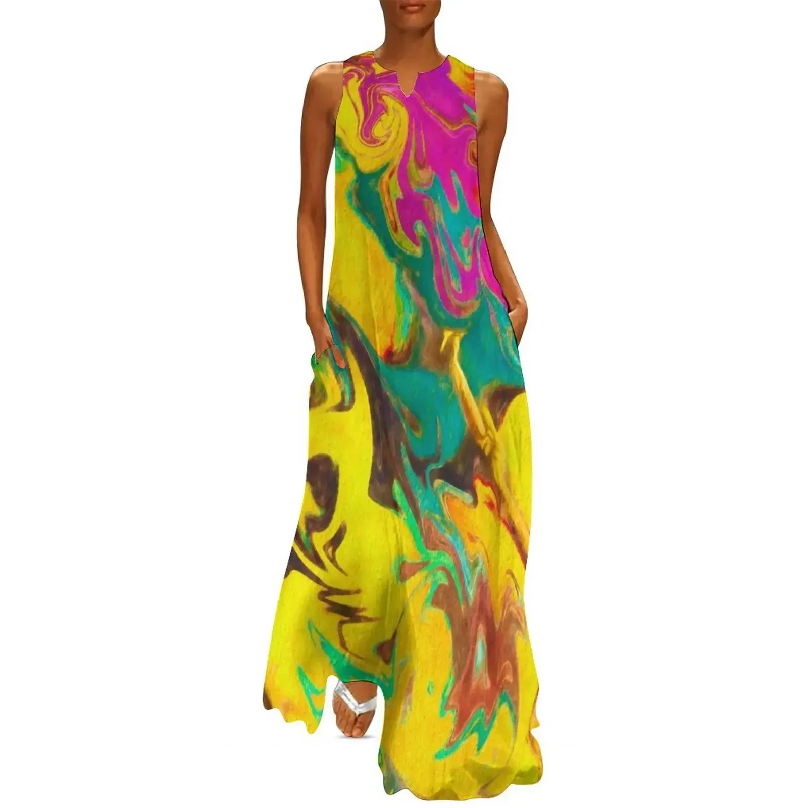 

Lilac Breasted Roller Abstract Long Dress dresses summer woman 2025 dress dresses purple dress