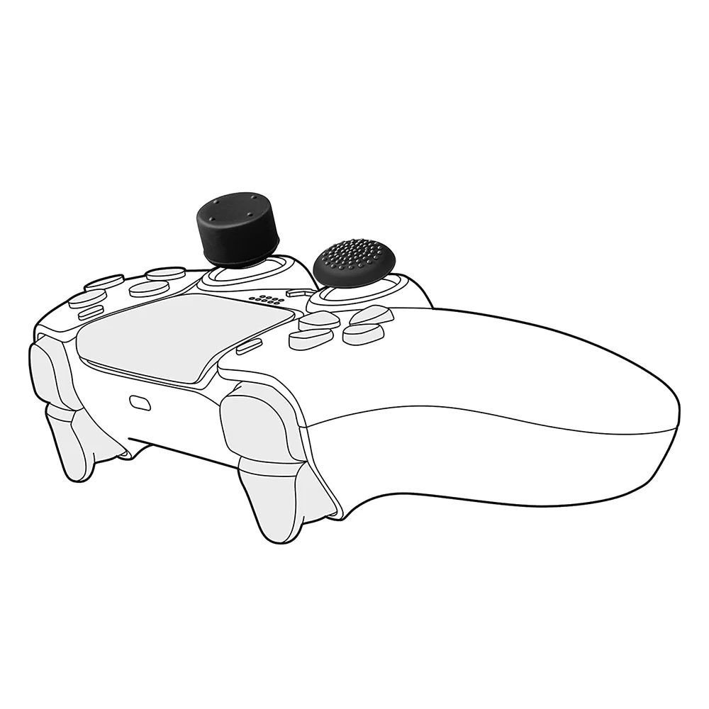 عيدان الإبهام غطاء قبضة ل PS5 ، PS4 ، Xbox سلسلة واحدة ، X ، S تحكم ، ارتفاع السيليكون ، أغطية عصا مريحة ، الملحقات