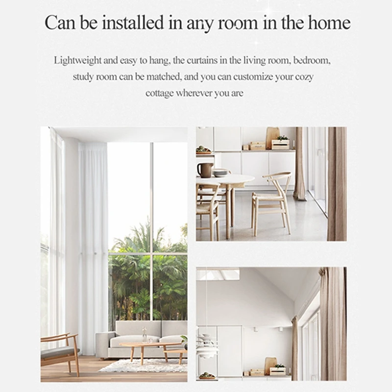 สมาร์ทคู่ผ้าม่านหุ่นยนต์โรมัน Rod Track/T/U-Rail แทร็ก 3 In1 ที่เปิดผ้าม่านอัตโนมัติรีโมทคอนโทรลผ้าม่านมอเตอร์