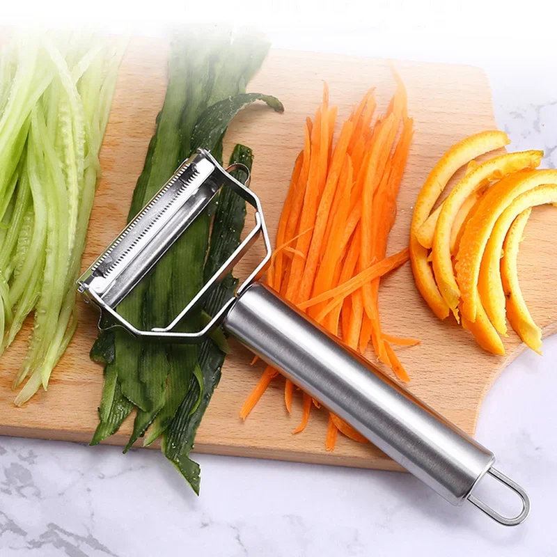 Stainless Steel Fruit & Vegetable Peeler Julienne Cutter Tools Multifunction Potato Carrot Peelers Grater Kitchen Gadgets