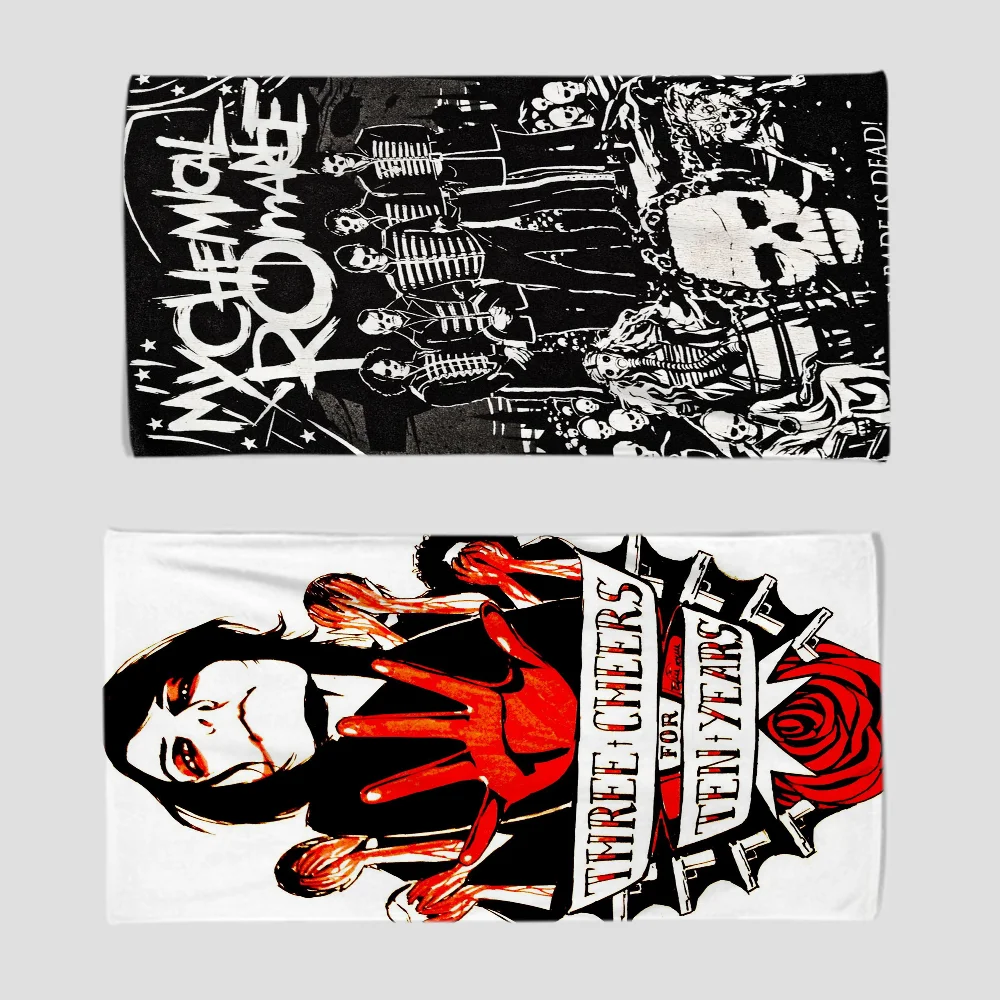 

My C-Chemical Romance Band Towel Absorbent Quick dry Soft Yoga Swimming Resort Mountain Climbing Towel beach towel
