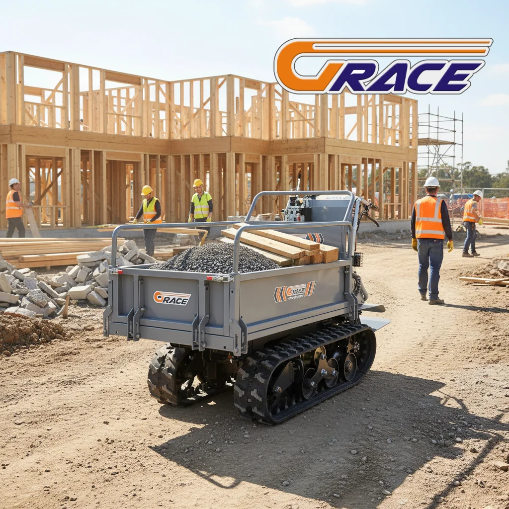 

Mini Dumper 1000kg EURO 5 EPA Fast Delivery High Quality Small Crawler Dumper Factory Customize Sale