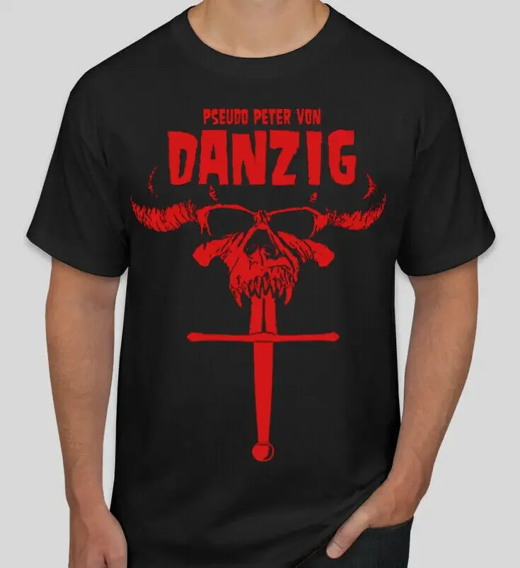 

Мужская футболка Danzig Band, черная, хлопковая, все размеры, S 5XL, вентилятор TA4960