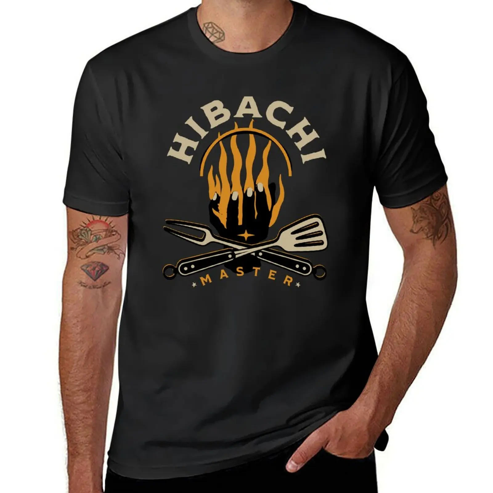 Hibachi Chef, Hibachi Grill, Japanese Grill T-Shirt tees Blouse vintage clothes oversized t shirts for men