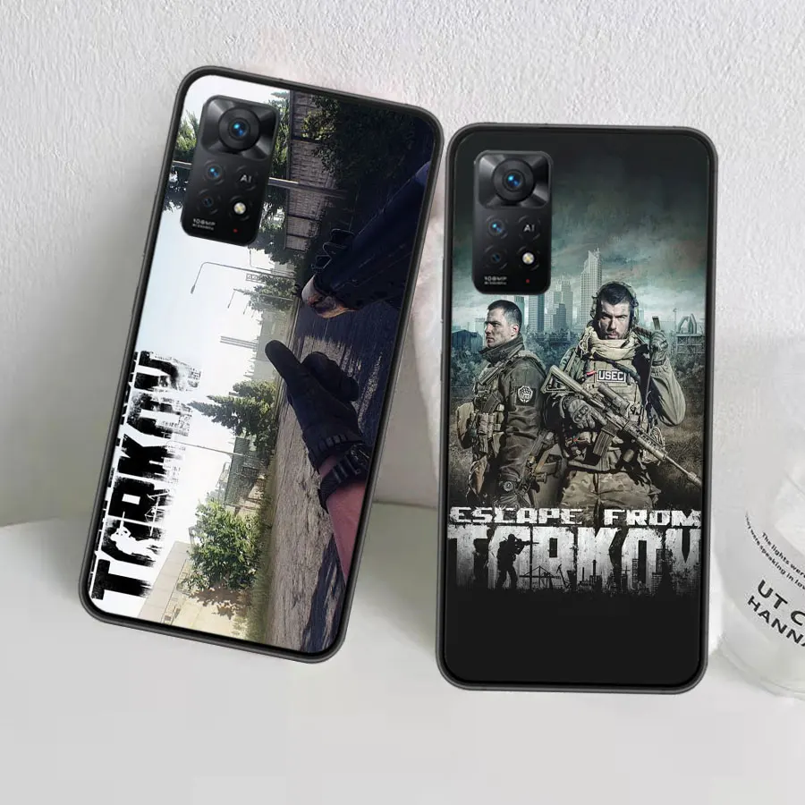 Escape From Tarkov Phone Case For Redmi Note 13 Pro 5G Plus 12 12C 10 10A 10C 9 9A 9C 9T 8 8A K60 K70 Pro Xiaomi Cover 7 7A 6 6A