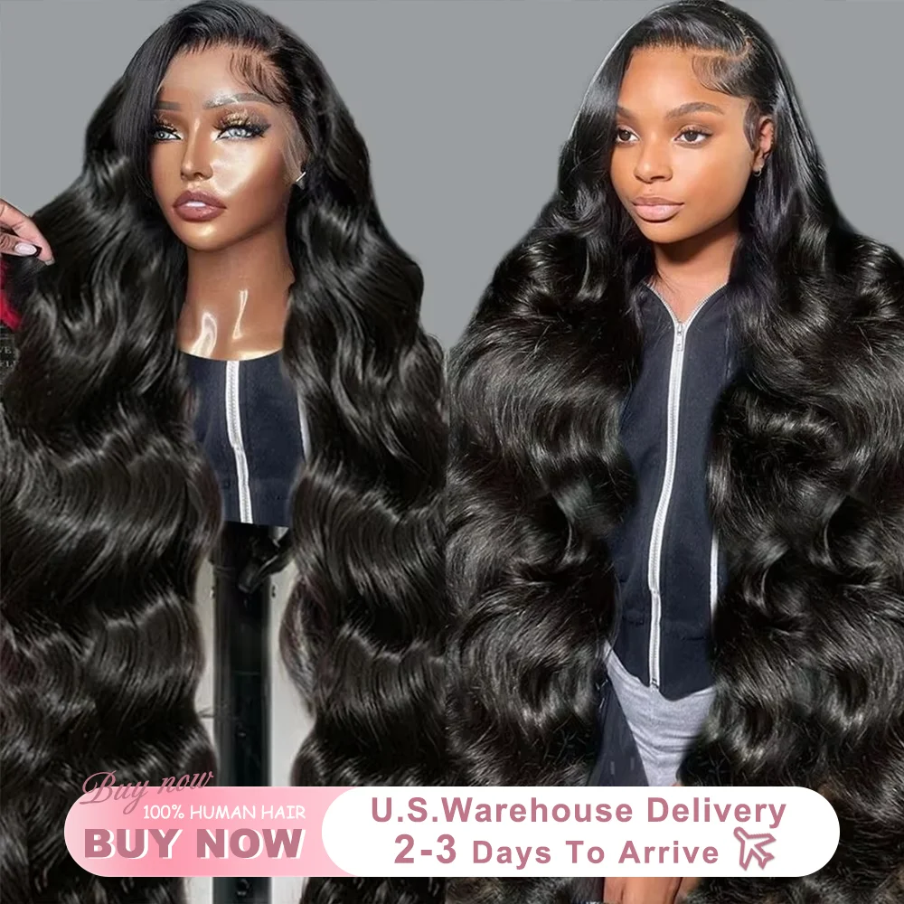

30 40 Inch 13x6 Body Wave Human Hair Wigs 13x4 Transparent Lace Frontal Wig For Women Pre Plucked Lace Front Human Hair Wig