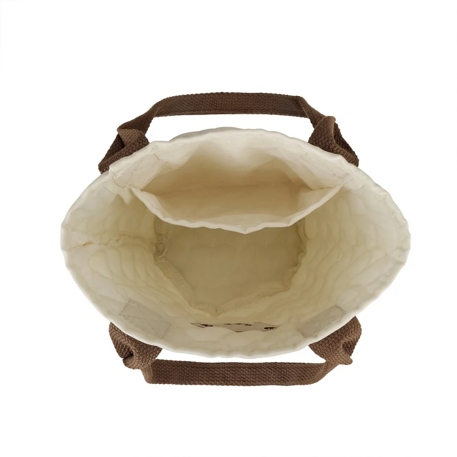 Tas penyimpanan perjalanan bayi dan ibu yang sederhana dan portabel - tas penyimpanan popok dan pakaian yang ringan - tas tangan beruang yang lucu