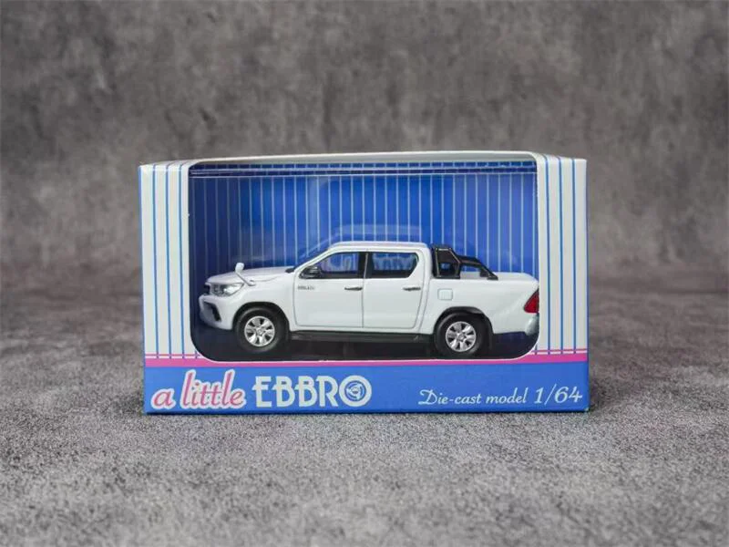 

Ebbro 1:64 Hilux White Diecast Collector's Vehicle Model Car