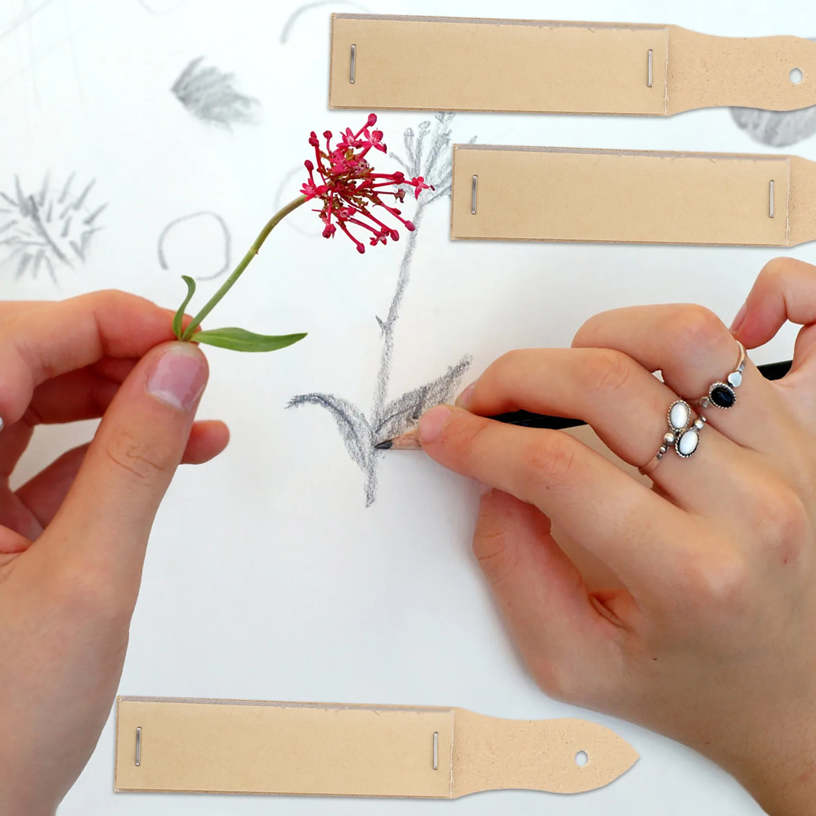 

5pcs Pencil Sandpaper Board Durable Sketch Drawing Supply Pencil Tip Sharpening Tool Artistic Sandpaper For Artists Students