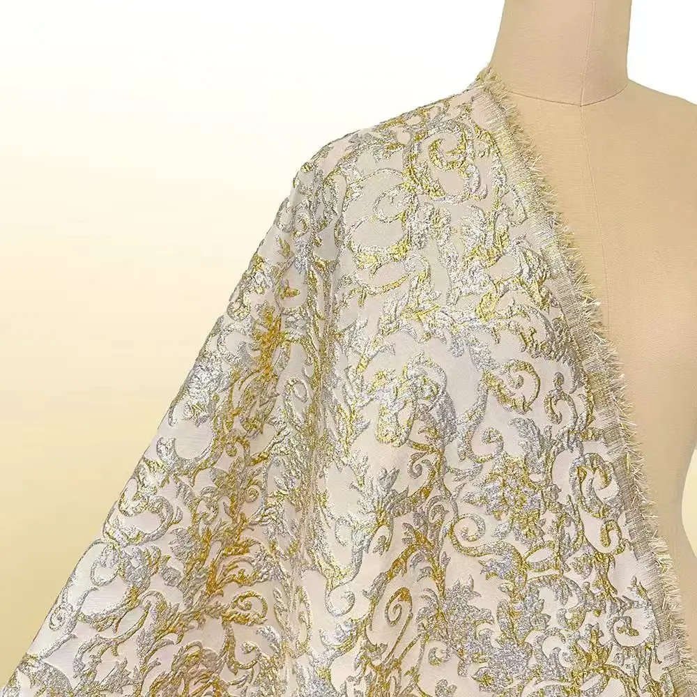 brocade-jacquard-lace-fabrics-5yards-2025-high-quality-french-gilded-lace-for-women-wedding-party-dresses